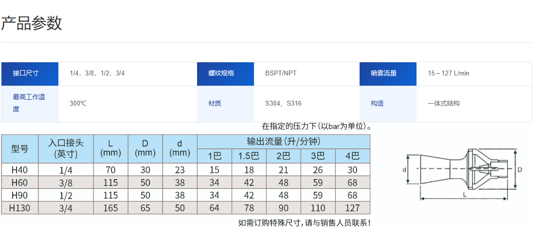 不锈钢混合搅拌喷嘴